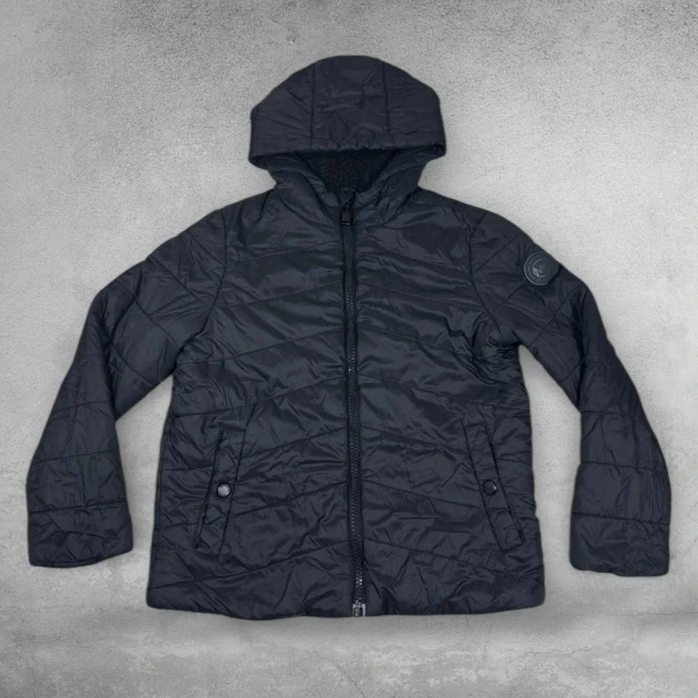 Michael Kors Quilted Hooded Puffer Coat